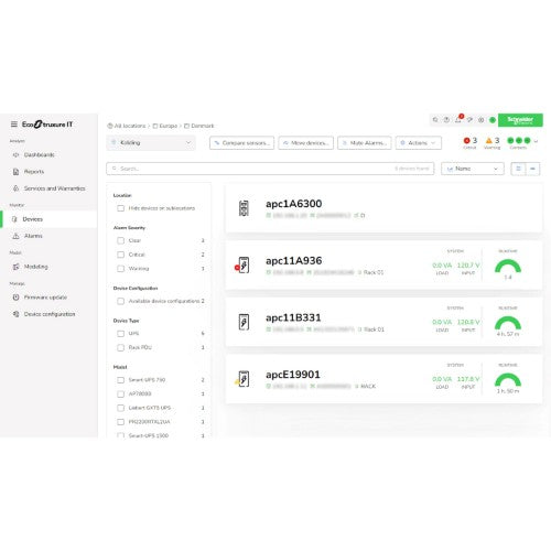 APC Subscription, Ecostruxure IT Expert, 5 years, 100 nodes, Digital, Remote monitoring and management of Data Centers.