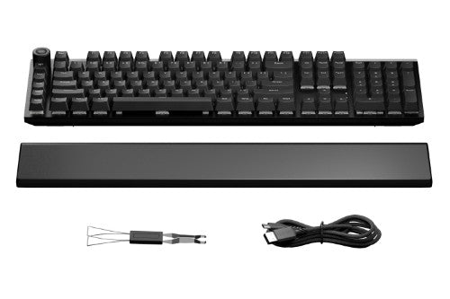 be quiet! Light Mount Silent Linear UK ISO keyboard Gaming USB QWERTY UK English Black