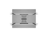Multibrackets M Public Display Stand 180 HD Back to Back Black w, Floorbase