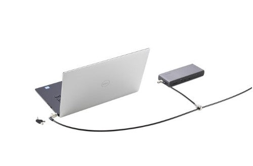 Kensington Slim N17 2.0 Keyed Dual Head Laptop Lock for Wedge-Shaped Slots - Like Keyed