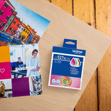 Brother LC-527XLVAL Ink cartridge multi pack Bk,C,M,Y high-capacity 3500pg + 3x2000 pg Pack=4 for Brother MFC-J 4350