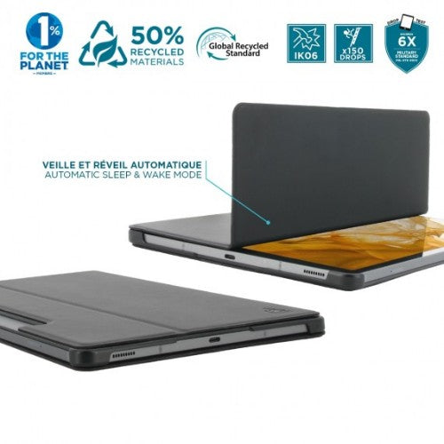 Mobilis 068016 tablet case 31.5 cm (12.4") Folio Black
