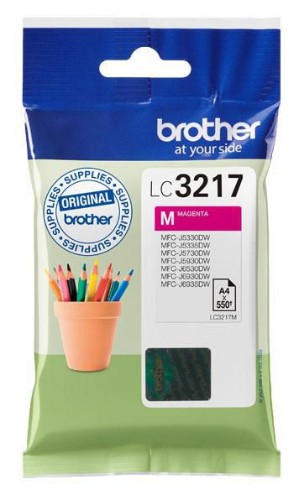 Brother LC-3217M Ink cartridge magenta, 550 pages ISO/IEC 24711 9ml for Brother MFC-J 5330