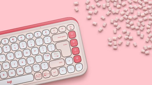 Logitech 920-013152 keyboard Universal Bluetooth QWERTY UK English Rose