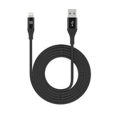 Celly USBLIGHTCOLORBK lightning cable 1 m Black