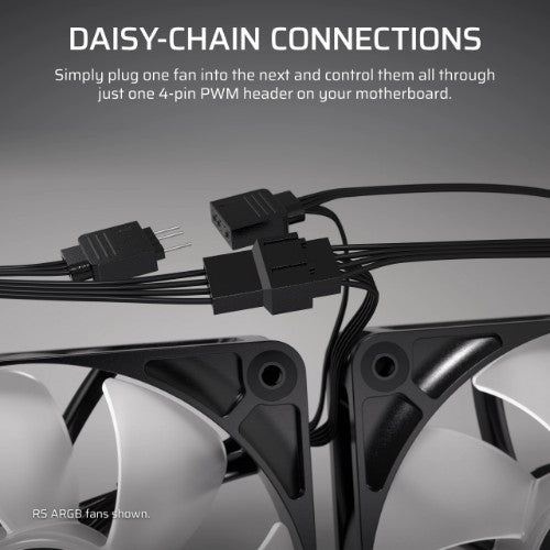 Corsair RS120 Computer case Fan 12 cm Black 3 pc(s)