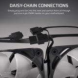 Corsair RS120 Computer case Fan 12 cm White 1 pc(s)