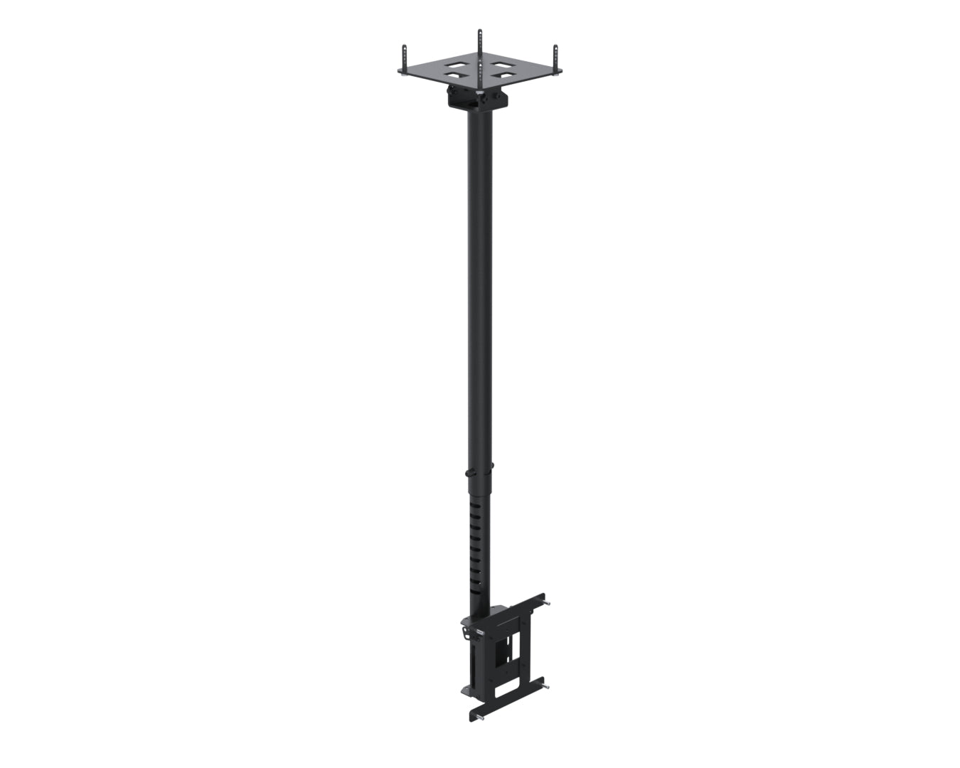 Telescopic ceiling mount for screens up to 43" (VESA 100 and VESA 200)