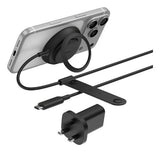 Belkin WIA014MYBK mobile device charger Smartphone, Headphones Black USB Wireless charging Fast charging Indoor