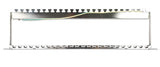 Intellinet 19" 24-Port Shielded Blank Patch Panel, 0.5U, Unloaded 19-inch Rackmount Keystone Panel for High-density Installations, Removable Cable-Management Bar, Black