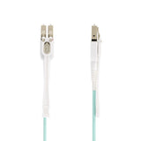 StarTech.com 8m (26.2ft) LC to LC (UPC) OM4 Multimode Fiber Optic Cable w/Push Pull Tabs, 50/125µm, 100G, Bend Insensitive, Low Insertion Loss - LSZH Fiber Jumper Cord