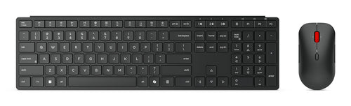 Lenovo 4X31S04814 keyboard Mouse included Office RF Wireless + Bluetooth German Black