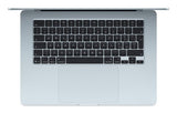 Apple MacBook Air Apple M M4 Laptop 38.9 cm (15.3") 16 GB 256 GB SSD Wi-Fi 6E (802.11ax) macOS Sequoia Blue