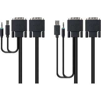 Belkin F1D9014B10 KVM cable 3 m Black