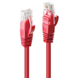 Lindy 5m Cat.6 U/UTP Network Cable, Red