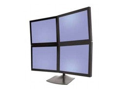 Ergotron DS Series DS100 Quad Monitor Desk Stand 61 cm (24") Black
