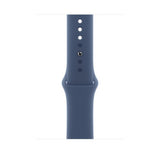 Apple MXLW3ZM/A smart wearable accessory Band Blue Fluoroelastomer