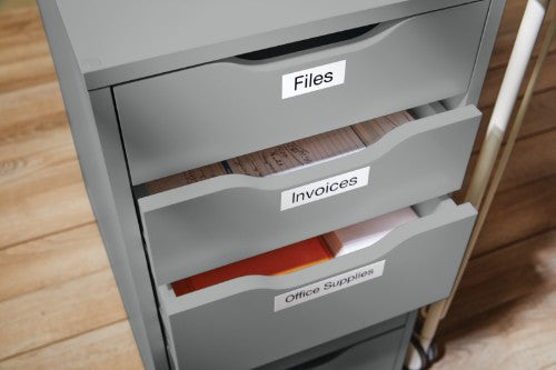 Dymo 40913/S0720680 DirectLabel-etikettes black on white 9mm x 7m for Dymo D1 6-12mm/19mm/24mm/9-12mm/9-19mm