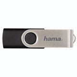 Hama 8GB Rotate USB flash drive USB Type-A 2.0 Black, Silver