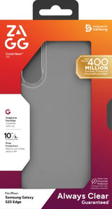 ZAGG Crystal Palace Lite Case For Galaxy S25 Edge Clear