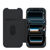 OtterBox React Folio MagSafe Series for Apple iPhone 17 Pro, Black Crystal, transparent/black