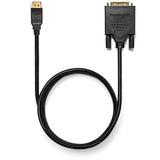 Kensington DisplayPort 1.1 (M) to DVI-D (M) passive unidirectional cable, 1.8m (6ft)