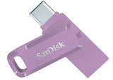 SanDisk Ultra Dual Drive Go USB 64GB USB flash drive USB Type-A / USB Type-C 3.2 Gen 1 (3.1 Gen 1) Lavender