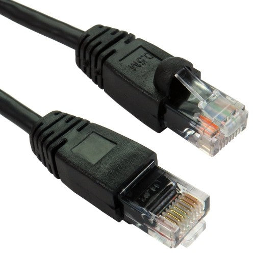 Cables Direct B5-102 networking cable Black 2 m Cat5e U/UTP (UTP)