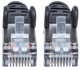 Intellinet Network Patch Cable, Cat6, 1m, Black, Copper, S/FTP, LSOH / LSZH, PVC, RJ45, Gold Plated Contacts, Snagless, Booted, Lifetime Warranty