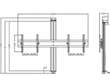 Multibrackets M Public Display Wall 145 Dual Black
