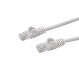 connektgear 15m RJ45 CAT6 UTP Stranded Flush Moulded LS0H Network Cable - 24AWG - White