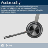 HP Poly Voyager 4320-M Microsoft Teams Certified Headset +BT700 dongle +Charging Stand