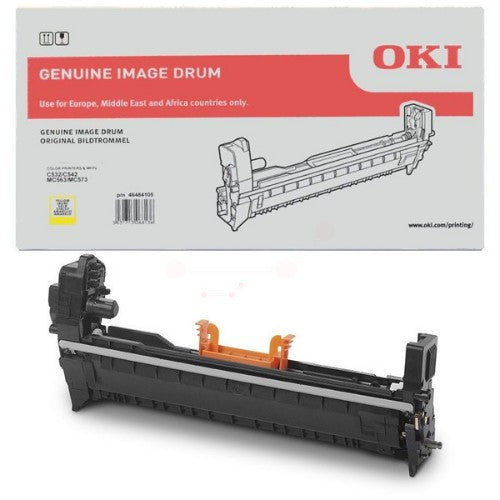OKI 46484105 Drum kit yellow, 30K pages ISO/IEC 19752 for OKI C 532