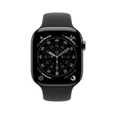 Apple Watch Series 11 GPS + Cellular 42mm Slate Titanium Case with Black Sport Band - S/M