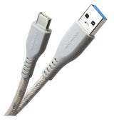 Boompods Tide USB cable 1.5 m USB A USB C Titanium