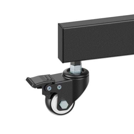 Manhattan Trolley Mount Stand for TV & Monitors, For screens 37" to 70", VESA compatibility: all between 200x200 to 600x400mm - check the dimensions of the four mounting holes on back of screen to ensure it fits, Max 70kg, Black, LFD, Bracket, Lifetime Wa