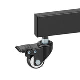 Manhattan Trolley Mount Stand for TV & Monitors, For screens 37" to 70", VESA compatibility: all between 200x200 to 600x400mm - check the dimensions of the four mounting holes on back of screen to ensure it fits, Max 70kg, Black, LFD, Bracket, Lifetime Wa