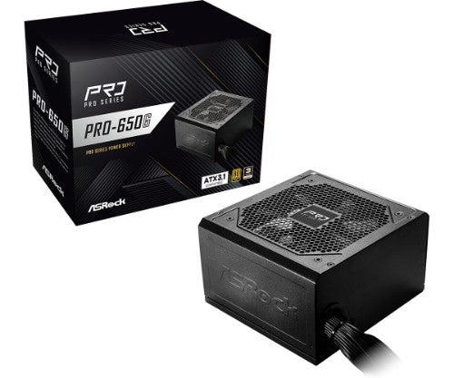 Asrock PRO-650G power supply unit 650 W 24-pin ATX ATX Black