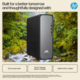 HP OmniDesk Slim S03-0013na Intel Processor 300 300 8 GB DDR5-SDRAM 256 GB SSD Windows 11 Home Tower PC Silver