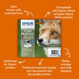 Epson C13T12854012/T1285 Ink cartridge multi pack Bk,C,M,Y 5,9 ml + 3x3,5 ml Pack=4 for Epson Stylus S 22/SX 235 W/SX 420/SX 430 W