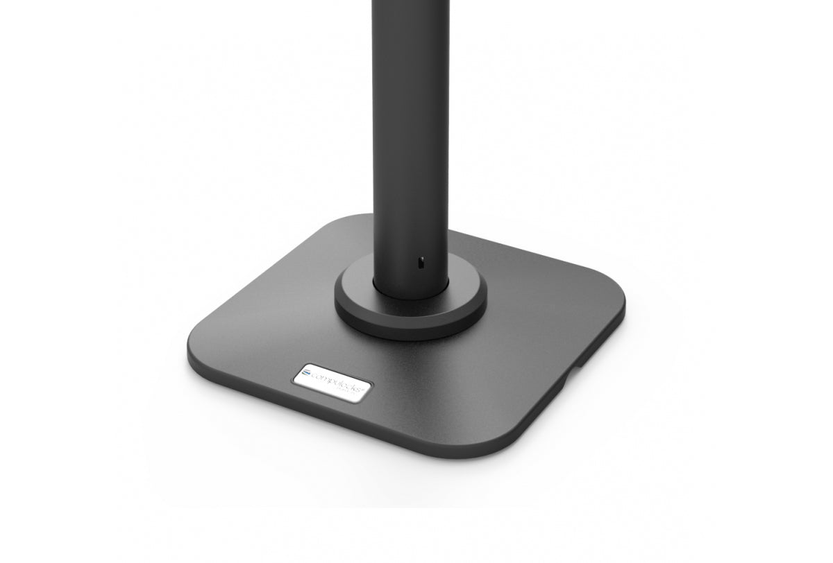 Compulocks Rise Pole Free Standing Base Black  - Monitors & Accessories - Compulocks