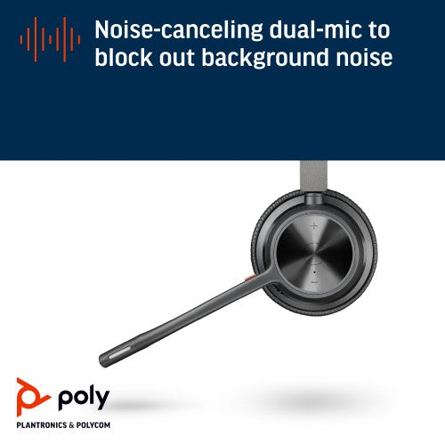 HP Poly Voyager 4320 Microsoft Teams Certified USB-A Headset +BT700 dongle