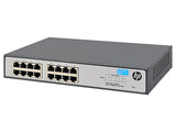 HPE OfficeConnect 1420 16G Unmanaged L2 Gigabit Ethernet (10/100/1000) 1U Grey