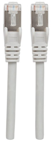 Intellinet Network Patch Cable, Cat6, 2m, Grey, Copper, S/FTP, LSOH / LSZH, PVC, RJ45, Gold Plated Contacts, Snagless, Booted, Lifetime Warranty