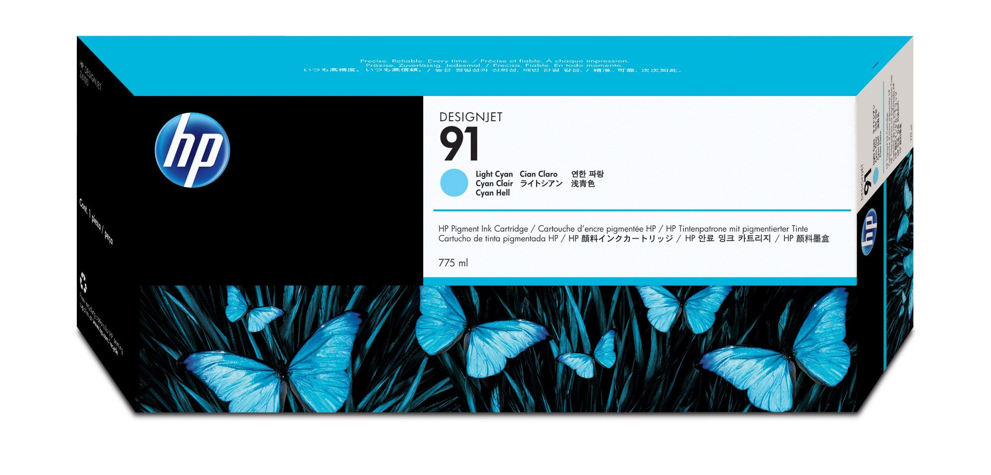 HP C9470A/91 Ink cartridge light cyan 775ml for HP DesignJet Z 6100  - Printers & Scanners - HP