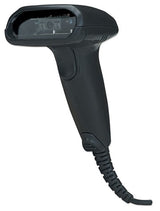 Manhattan Long Range CCD Handheld Barcode Scanner, USB, 500mm Scan Depth, Cable 1.5m, Max Ambient Light 10,000 lux (sunlight), Black, Three Year Warranty