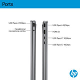 HP OmniBook X Flip Next Gen AI 16-ar0009na Copilot+ PC AMD Ryzen™ AI 5 340 Hybrid (2-in-1) 40.6 cm (16") Touchscreen 2K 16 GB LPDDR5x-SDRAM 1 TB SSD Wi-Fi 7 (802.11be) Windows 11 Home Silver