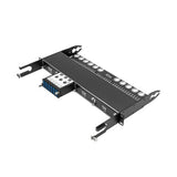 Tripp Lite N484-3M8L12S 40/100Gb Singlemode Fiber Breakout Cassette, 40Gb to 4 x 10Gb, 100Gb to 4 x 25Gb, (x3) 8-Fiber MTP/MPO (APC) to (x12) LC (UPC) Duplex 9/125, N484 Chassis