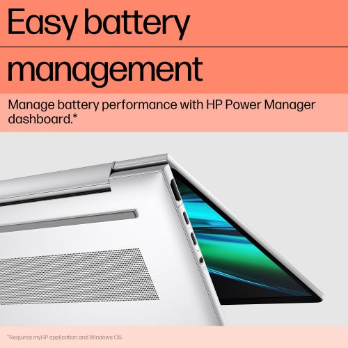 HP EliteBook G11 Intel Core Ultra 7 155H Laptop 35.6 cm (14") WUXGA 16 GB LPDDR5x-SDRAM 512 GB SSD Wi-Fi 6E (802.11ax) Windows 11 Pro AI PC Silver