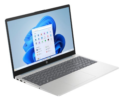 HP 15-fc0053na AMD Ryzen™ 3 7320U Laptop 39.6 cm (15.6") Full HD 8 GB LPDDR5-SDRAM 512 GB SSD Wi-Fi 6 (802.11ax) Windows 11 Home Silver